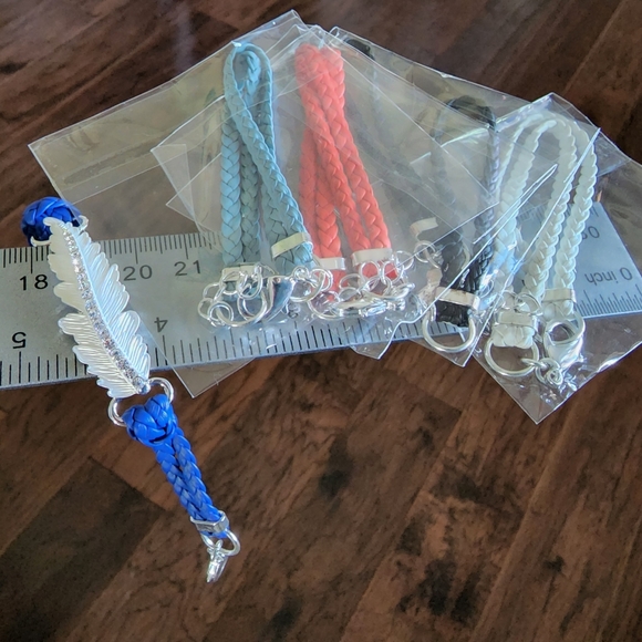 RFM Roberto Mennella Cortona Interchangeable Braided Strap Leaf Bracelet Silver - Picture 8 of 10